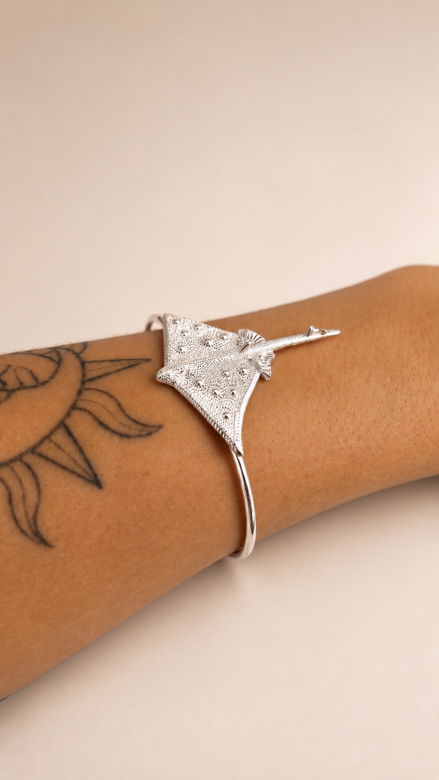 Bracelete Arraia Prata 925